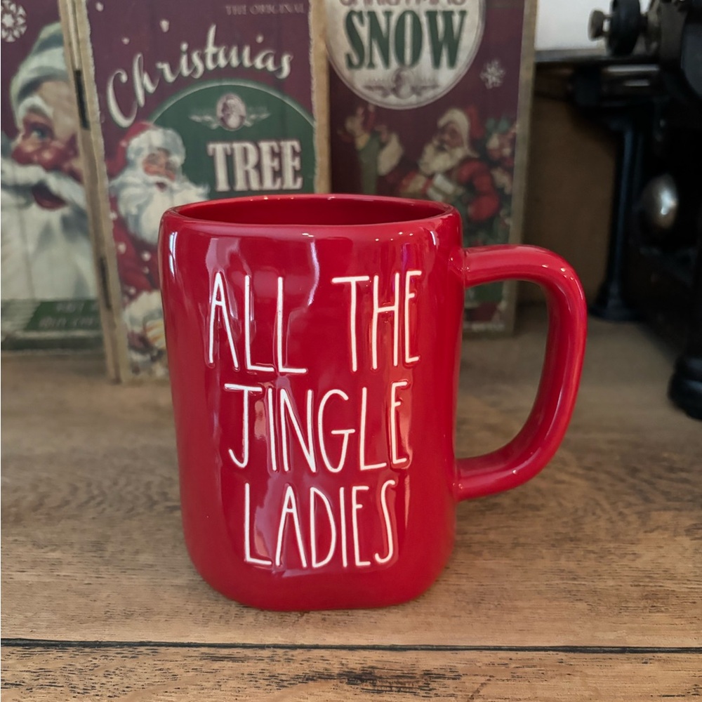 Rae Dunn Christmas All the Jingle Ladies Mug